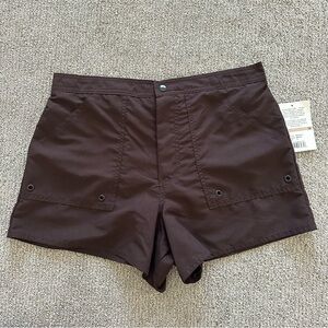 La Blanca Brown Solid Swim Boardshorts Size 12 MM2PX53